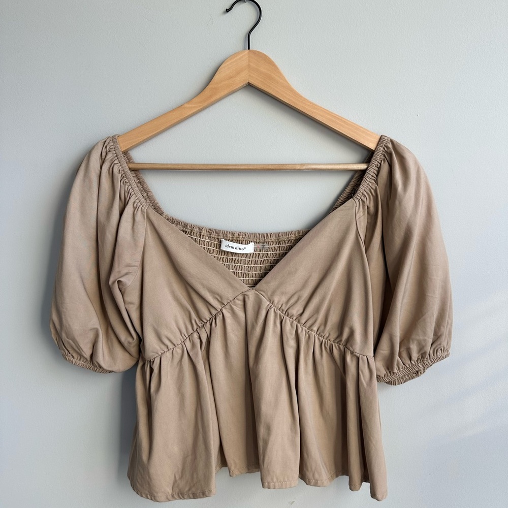 Vici Collection Puff Sleeve Blouse